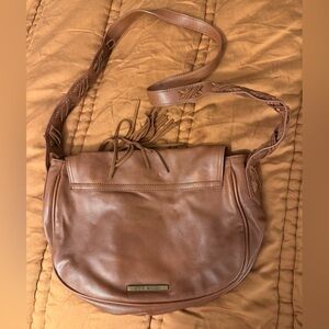 Steve Madden Tan Shoulder Bag with Tassel Detail